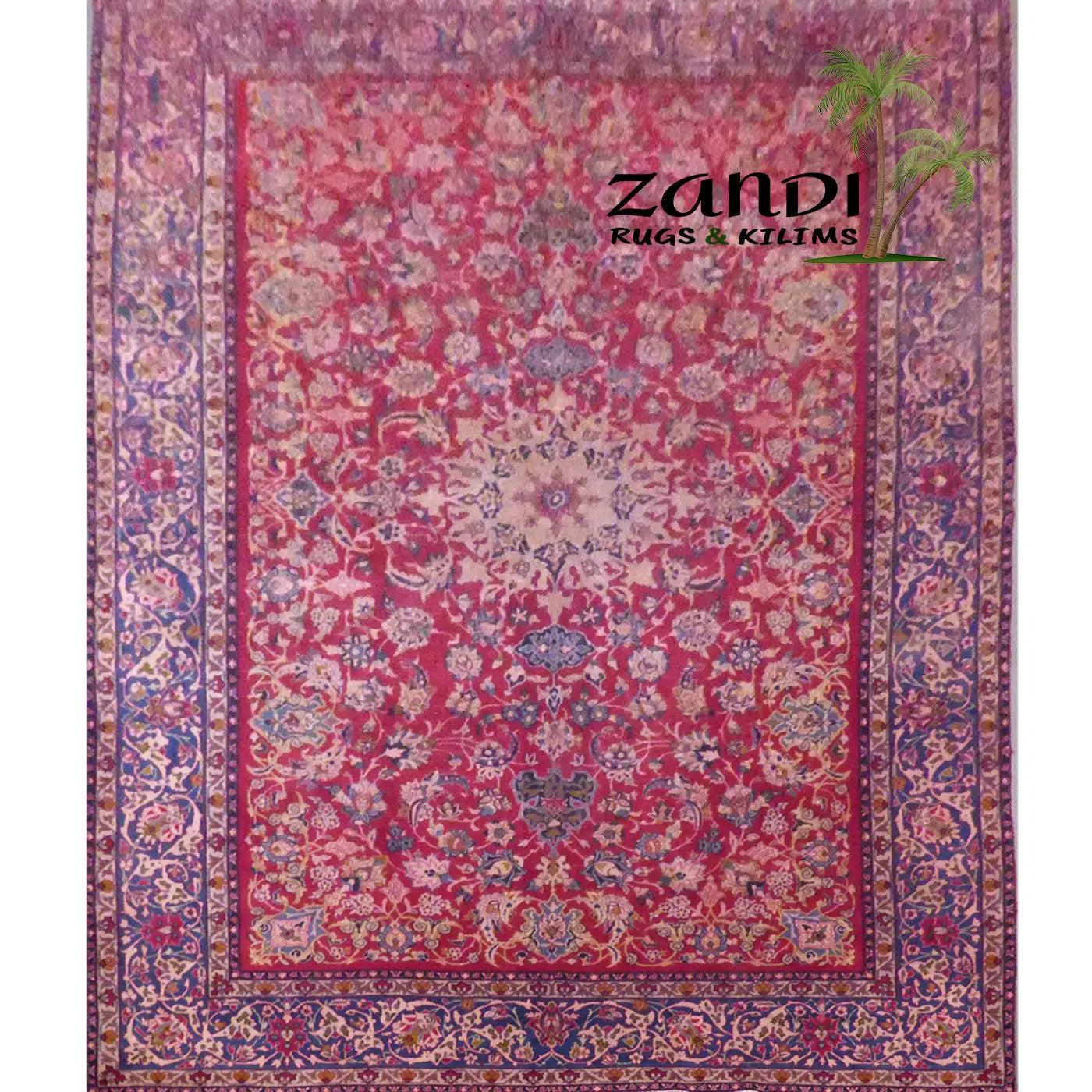 One Of The Kind Persian Heriz Rug 13'11" x 10'